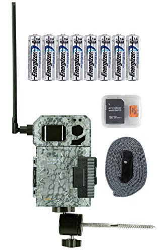 Spypoint Link Micro 4G Cellular Trail Camera with Batteries, Micro SD Card, and Mount (AT&T (USA))