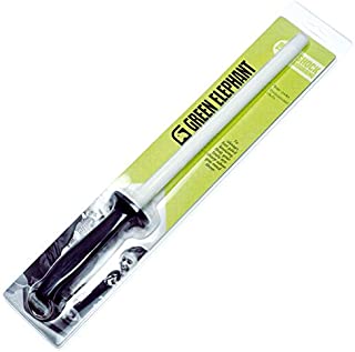 Green Elephant Ceramic Sharpening Rod, Lightweight & Highly Durable 11-Inch Shatterproof Ceramic Honing Rod For Professional Chefs and Home Cooks