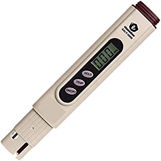 eSeasonGear SALT-3000 Meter, Digital Salinity PPM Temperature Tester for Salt Water Pool and Koi Fish Pond