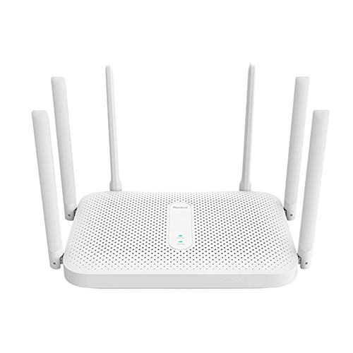 Dual-Band Wireless Router 2033Mbps Wireless Rate Dual-Core Four-Thread CPU6 Antenna Home Wall-Through King High-Speed WiFi High-Power Optical Fiber Broadband Dual Gigabit Port