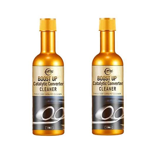 2Pcs BoostUp Catalytic Converter Cleaner - Lower Emission Levels, Better Engine Performance, Safe & Effective for Vehicles, Protect Engine, Clean The Entire System (120ml) (2PCS)