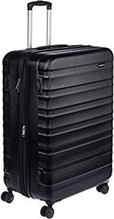 Amazon Basics Hardside Spinner Suitcase Luggage - Expandable with Wheels - 30 Inch, Black