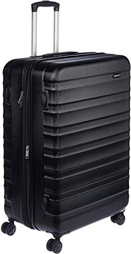 Amazon Basics Hardside Spinner Suitcase Luggage - Expandable with Wheels - 30 Inch, Black