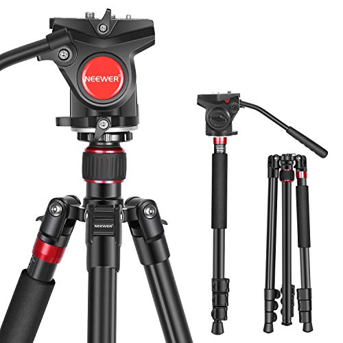 Neewer 2-in-1 Aluminum Alloy Camera Tripod Monopod 71.2