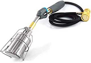 BLUEFIRE Propane Gas Cooking Grill Torch with 3' Hose Kit/w Searing Head Attachment, Searzall Equivalent Professional Chef Blowtorch,for Sous Vide Steak Grilling,Barbecue, Bakery Culinary Tool