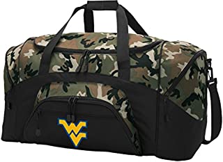 Large WVU Duffel Bag CAMO West Virginia University Suitcase Duffle Luggage Gift Idea for Men Man Him!