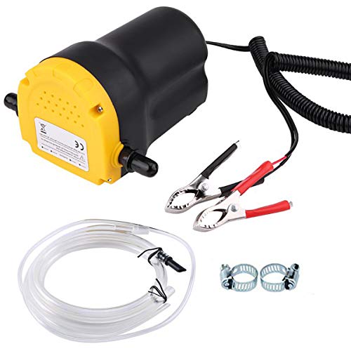 Oil Change Pump Extractor, 12v 60w Oil Extractor Pump Oil Pump Extractor, Diesel Fluid Scavenge Suction Oil Transfer Pump for Changing Oil, Oil Change Pump for Boat, Tubes, Truck, RV, ATV, Riding Mowe