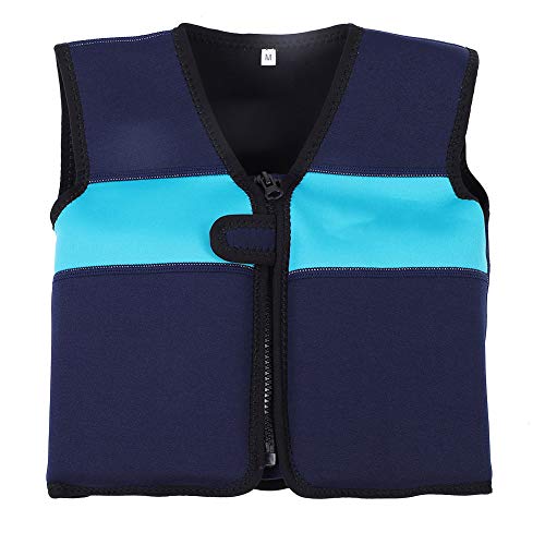VGEBY Children Swimming Floats Swim Jacket Vest Floating Suit Supplies for Kids 1-6 Years Old(M-Blue)