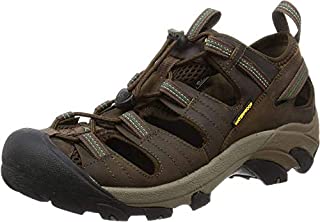 KEEN Men's Arroyo II Hiking Sandal,Slate Black/Bronze Green,9 M US