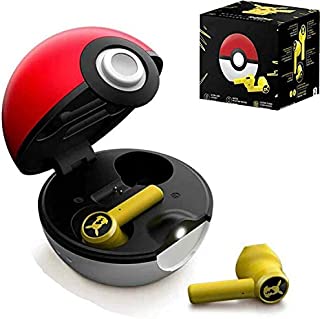 Pokemon Bluetooth Headset, in Ear Wireless Earphones with Noise Canceling, Pokémon True Wireless Bluetooth Headset with Elf Ball Charging Box Boys and Girls