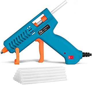 50WHot Glue Gun, Tilswall Mini Hot Melt Glue Gun with 12pcs Glue Sticks, High Temperature Anti-drip Melting Glue Gun Kit for Quick Home Repair, Arts, Crafts, DIY & Sealing