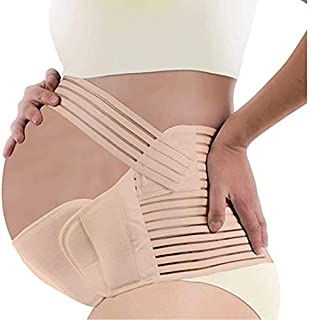 Maternity Support Belt - Pregnancy Support - Waist/Back/Abdomen Band, Belly BraceSkin Colour (XXL)