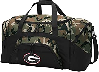 Large Georgia Bulldogs Duffel Bag CAMO University of Georgia Suitcase Duffle Luggage Gift Idea for Men Man Him!