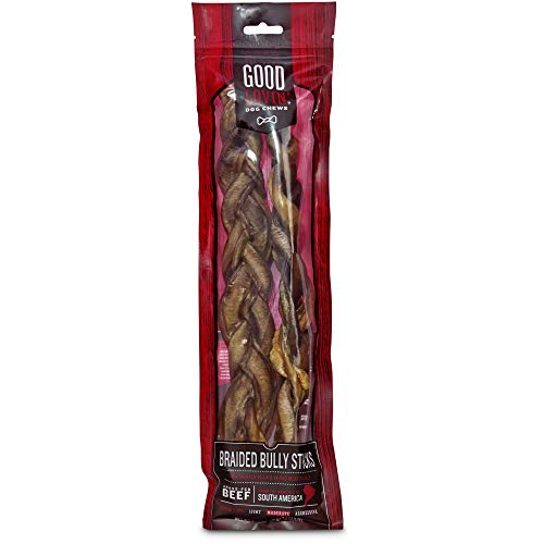 PETCO Brand - Good Lovin' Braided Bully Stick Dog Chew, 12-inch, Pack of 2, 2.1 OZ