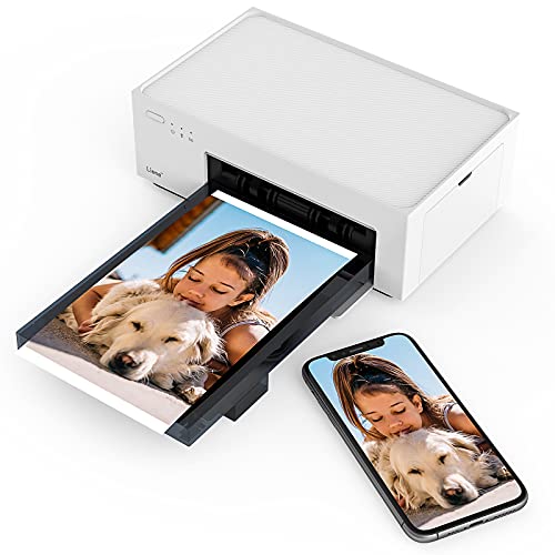 Liene 4x6'' Photo Printer, Wi-Fi Picture Printer, Full-Color Photo, Instant Photo Printer for iPhone, Android, Smartphone, Computer, Thermal dye Sublimation, Portable Photo Printer for Home Use