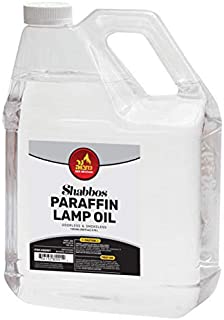 1 Gallon Paraffin Lamp Oil - Clear Smokeless, Odorless, Clean Burning Fuel for Indoor and Outdoor Use - Shabbos Lamp Oil, by Ner Mitzvah