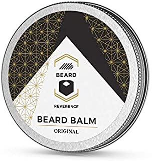 All-Natural Beard Balm - Unscented - Enhanced with Tea Tree & Argan & Jojoba Oils - Beard Butter to Shape, Style, Soften & Condition Beards and Mustaches