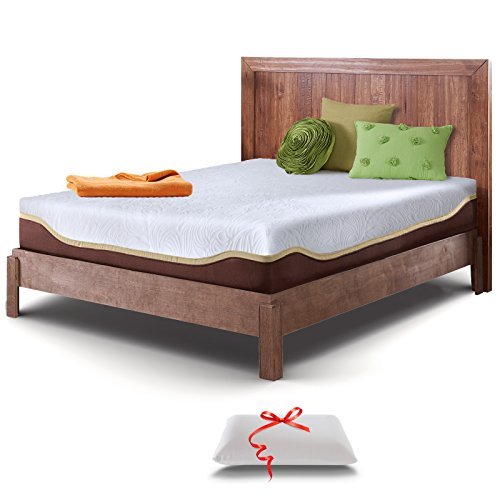 Live & Sleep Elite Mattress - Gel Memory Foam Mattresses - Twin XL Size - 10-Inch - Firm Mattress - Cool Bed in a Box - Luxury Form Pillow - CertiPur Certified - Twin Extra-Long
