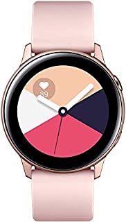 Samsung Galaxy Watch Active (40MM, GPS, Bluetooth) Smart Watch with Fitness Tracking, and Sleep Analysis - Rose Gold  (US Version)