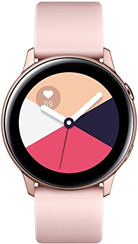 Samsung Galaxy Watch Active (40MM, GPS, Bluetooth) Smart Watch with Fitness Tracking, and Sleep Analysis - Rose Gold  (US Version)