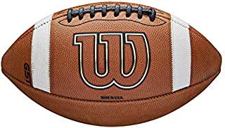 Wilson GST Leather Game Football - Official