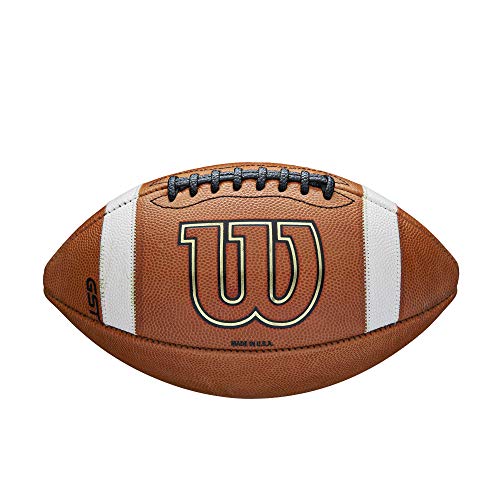 Wilson GST Leather Game Football - Official