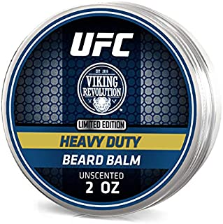 UFC Heavy Duty Beard Balm Conditioner for Extra Control - Unscented - Styles, Strengthens & Softens Beards & Mustaches - Leave in Conditioner Wax for Men