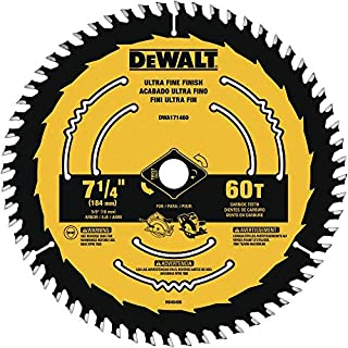 DEWALT DWA171460 7-1/4-Inch 60-Tooth Circular Saw Blade