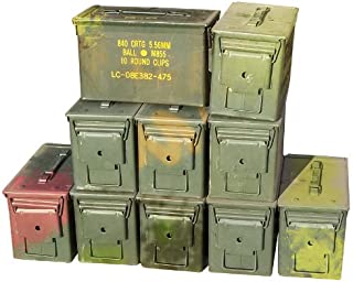 U.S. Military M2A1 50 Cal Ammo Cans (10 Pack)