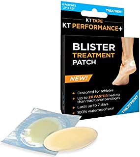 KT Tape Performance+ Blister Treatment Patch, Waterproof Hydrocolloid Bandage, 2x Faster Healing than Bandages