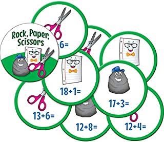 Really Good Stuff Rock, Paper, Scissors Math Game, Add & Sub Through 20  Exciting Two-Player Math Learning Game, Easy to Play, Ideal for Classroom and Home Learning