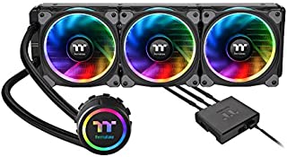 Thermaltake Floe Triple Riing RGB 360 TT Premium Edition PWM TR4 LGA2066 Ready AIO Liquid Cooling System CPU Cooler CL-W158-PL12SW-A