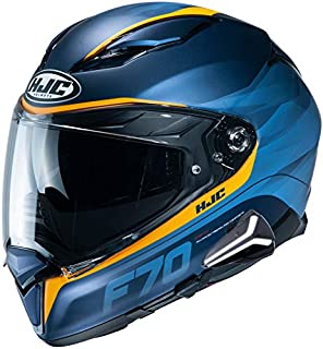 HJC F70 Full Face Motorcycle Helmet with Smart HJC 20B Bluetooth Headset Feron MC2SF Xlarge