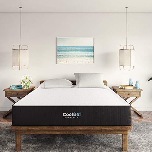 Classic Brands Cool Gel Ventilated Memory Foam 10-Inch Mattress | CertiPUR-US Certified | Bed-in-a-Box, Twin XL