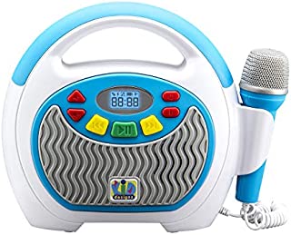 eKids KIDdesigns Mother Goose Club Bluetooth Sing Along Portable MP3 Player Real Mic 24 Songs Storesup to 16 Hours of Music 1 GB Built in Memory USB Port