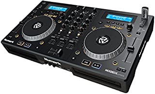 Numark Mixdeck Express | 2-Channel DJ Controller / Standalone Media Player with CD / CD MP3 and USB Playback, Dual Channel Mixer, Multi-Function Jog Wheels and Serato DJ Intro Included