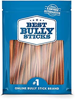 Best Bully Sticks 6-inch Supreme Bully Sticks (25 Pack) All Natural Dog Treats