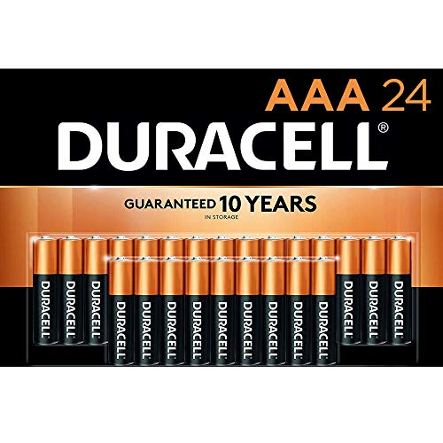 Duracell - CopperTop AAA Alkaline Batteries - Long Lasting, All-Purpose Triple A Battery for Household and Business - 24 Count