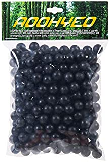 AOOHYEO Paintballs .43Cal Rubber Ball - Reusable 0.43 Caliberl Riot Solid Soft Rubber Paint Balls Non-Lethal Indoor Training Outdoor Combat Shooting Recyclable Paint Balling Guns Ammo