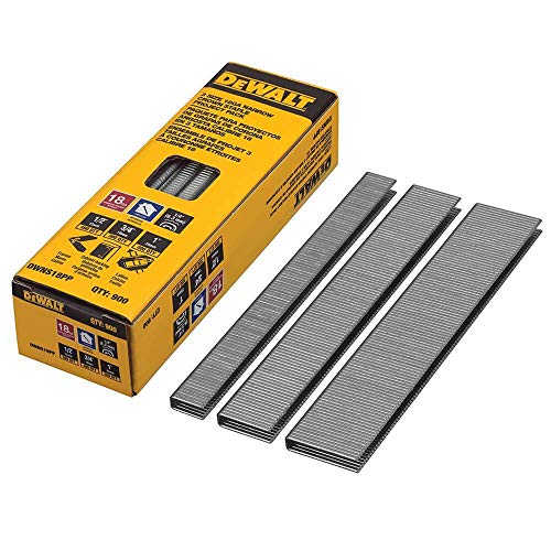 DeWalt DWNS18PP 18GA Narrow Crown Staple Project pack