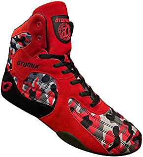 Otomix Women's Stingray Escape Bodybuilding Lifting MMA & Wrestling Shoes Red/Camo 8