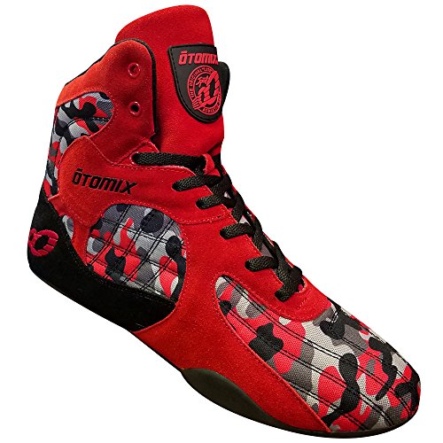 Otomix Women's Stingray Escape Bodybuilding Lifting MMA & Wrestling Shoes Red/Camo 8