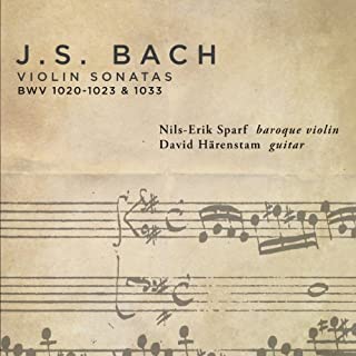 Violin Sonata in G minor, BWV 1020 (attrib. to C.P.E. Bach, H. 542.5) (arr. T. Hoppstock for violin and guitar); transposed up a whole step: I. Allegro