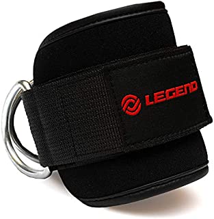 LEGEND Fitness Ankle Strap for Cable Machines(Single)with Adjustable Neoprene Strap Support for Kickbacks,Glute Workouts,Leg Extensions,and Curls for Men and Women for Gym and Resistance Bands Workout