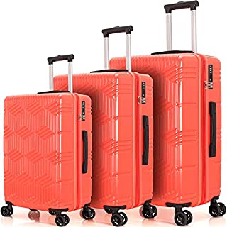 Merax Luggage Set Expandable 3 Piece Sets with TSA Lock, Lightweight Hardside Luggage with Spinner Wheels