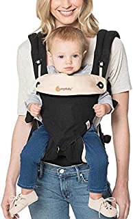 Ergobaby 360 All-Position Baby Carrier with Lumbar Support (12-45 Pounds), Black