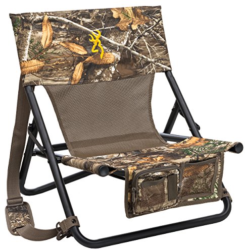 Browning Camping Woodland Hunting Chair, Realtree Edge, 19-Inch x 12-Inch x 21-Inch (8533401)