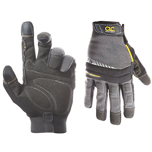 CLC Custom Leathercraft 125M Handyman Flex Grip Work Gloves, Shrink Resistant, Improved Dexterity, Tough, Stretchable, Excellent Grip,Medium