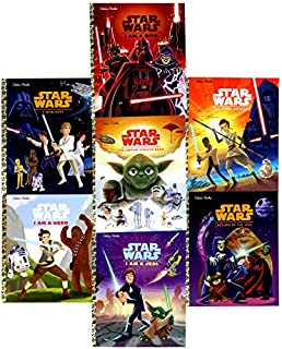 Golden Books The Star Wars Little Library 7 Paper Back Book Bundle