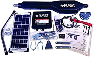 Ghost Controls TSS1XP Heavy-Duty Solar Single Automatic Gate Opener Kit for Swing Gates Up to 20 Feet (ft.)